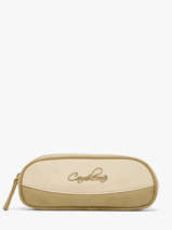 Trousse Enfant 2 Compartiments Vintage Fantasy Cameleon Beige vintage fantasy TROU