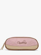 Trousse Enfant 2 Compartiments Cameleon Marron vintage fantasy TROU