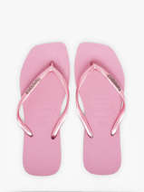 Tongs Sl Sq Lg Met Havaianas Rose accessoires 4148257F