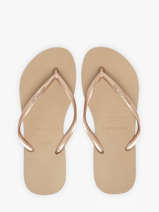 Tongs Slim Havaianas Beige accessoires 4000030F