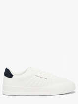 Sneakers En Cuir Tommy hilfiger Blanc men 5823YBS