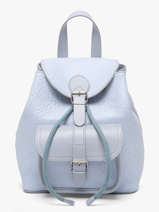Sac � Dos Lavande Cuir Paul marius Bleu lavande BAROULAV