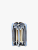 Portefeuille Leder Paul marius Blauw lavande ALICELAV-vue-porte
