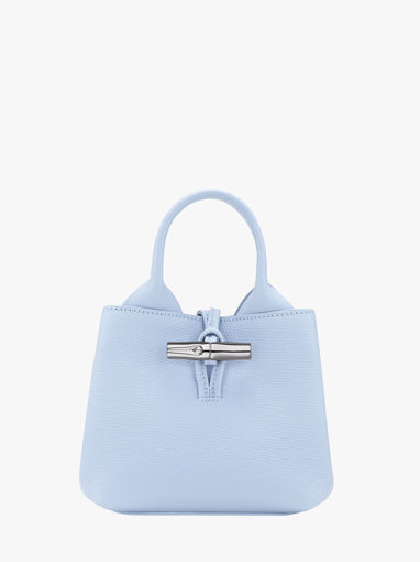 Longchamp Le roseau Sac port� main Bleu