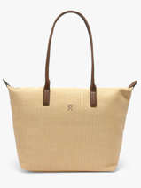 Schoudertas Popette Tommy hilfiger Beige popette AW18528
