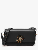 Cross Body Tas Th Script Leder Tommy hilfiger Zwart th script AW18399
