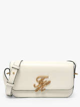 Cross Body Tas Th Script Leder Tommy hilfiger Wit th script AW18399