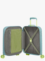 Valise Cabine Extensible American tourister Bleu neovibe 159930-vue-porte