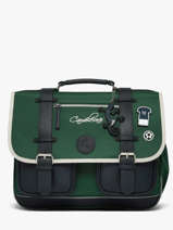 Boekentas 2 Compartimenten Vintage Urban Cameleon Groen vintage urban CA38
