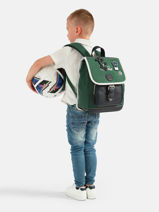 Sac � Dos 1 Compartiment Vintage Urban Cameleon Vert vintage urban SD30-vue-porte