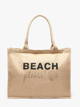 Sac Port� �paule Plage Gerard pasquier Noir plage P26045