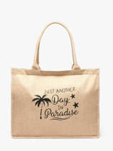 Sac Port� �paule Plage Gerard pasquier Noir plage P26055