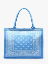 Sac Port� �paule Plage Polyester Gerard pasquier Bleu plage P26062