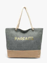 Sac Port� �paule Plage Gerard pasquier Noir plage P26095