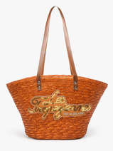 Sac Port� �paule Milos Paille Les tropeziennes Orange milos TZ01