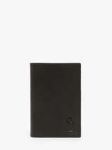 Portefeuille Leder Serge blanco Zwart brooklyn BRO21019