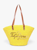 Sac Port� �paule Milos Paille Les tropeziennes Jaune milos TZ01