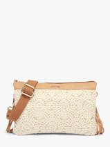 Cross Body Tas Antibes Katoen Les tropeziennes Beige antibes TZ04