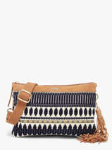Sac Bandouli�re En-vau Coton Les tropeziennes Bleu en-vau TZ03
