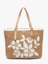 Sac Port� �paule Large Papier Les tropeziennes Marron large TZ01