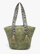 Sac Port� �paule Ile Du Levant Paille Les tropeziennes Jaune ile du levant TZ02