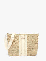Cross Body Tas Monaco Les tropeziennes Beige monaco TZ02