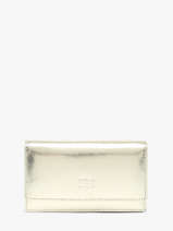 Portefeuille Caviar Leder Crinkles Goud caviar 14001
