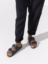 Mules Arizona Birkenstock Bleu men 51753-vue-porte