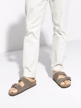 Slippers Arizona Birkenstock Bruin men 151181-vue-porte