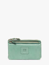 Portefeuille Cuir Biba Bleu heritage BT34
