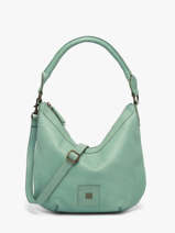 Sac Port� �paule Heritage Cuir Biba Bleu heritage BT29