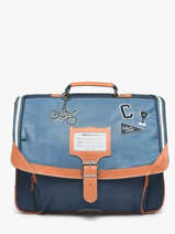 Boekentas 2 Compartimenten Tann's Blauw les fantaisies g 38208