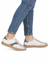 Sneakers Uit Leder Remonte Wit women 80-vue-porte