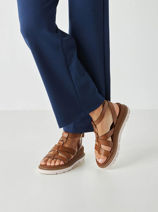 Sandalen Uit Leder Tamaris Bruin women 46-vue-porte