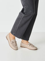 Mocassins Uit Leder Tamaris Zwart women 46-vue-porte