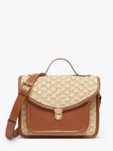 Sac Bandouli�re Raphia Paul marius Beige raphia GEORGRAP
