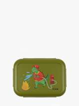 Bo�te � Go�ter Avec Clips Trixie Vert animals 66