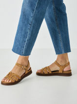 Sandalen Uit Leder Tamaris Bruin women 46-vue-porte