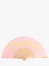 Handwaaier Ines de laure Roze eventail EVENTAIL