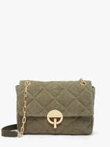 Cross Body Tas Moon Linnen Vanessa bruno Groen moon 70V40329