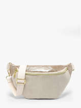 Heuptasje Ines de laure Beige velours 1685186
