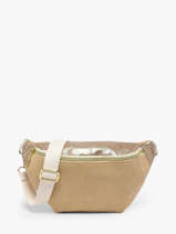 Sac Banane Ines de laure Marron velours 1685186