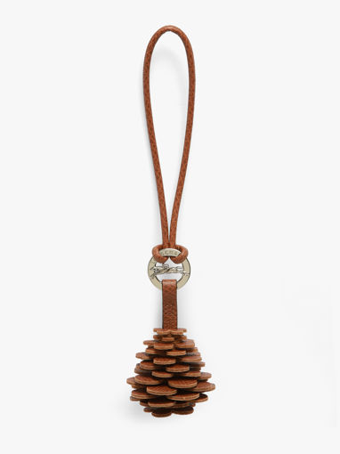 Longchamp Porte-cl�s pomme de pin Porte cl�s Marron