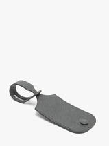 Longchamp Porte-cl�s cuir pliage one Etui passeport Argent-vue-porte