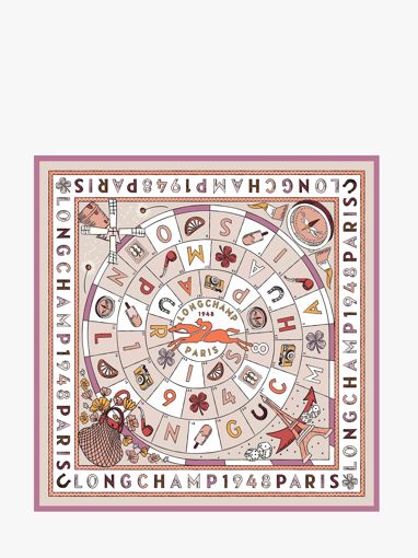 Longchamp Soie gots Sjaal Roze