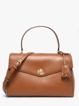 Sac Port� Main Farrah Cuir Lauren ralph lauren Marron farrah 31P11738