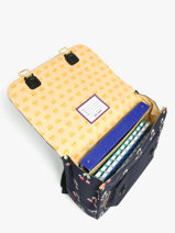 Cartable It Bag Midi 2 Compartiments Jeune premier Bleu daydream girls G-vue-porte