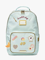 Sac � Dos 1 Compartiment Jeune premier Bleu daydream girls G