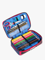 Trousse 1 Compartiment Jeune premier Bleu daydream boys B-vue-porte