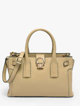 Handtas S Equestre Leder Etrier Beige equestre EEQT142S